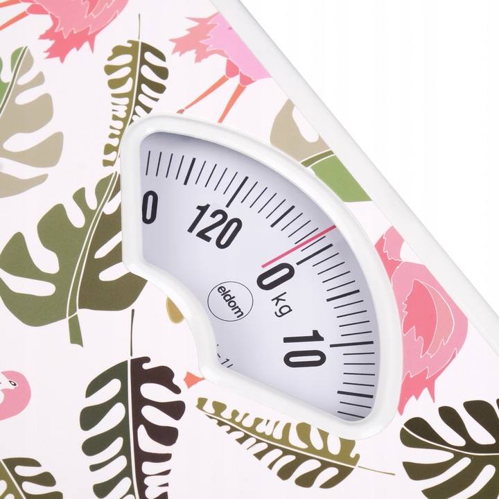 MECHANICZNA WAGA ŁAZIENKOWA ELDOM BR2019 FLAMINGI do 130 kg