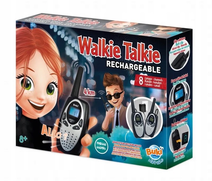 WALKIE TALKIE - Zasięg 4 km - BUKI
