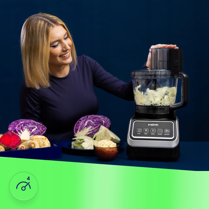 Robot kuchenny 12w1 blender mikser tarka do tarcia ziemniaków MPM MRK-27