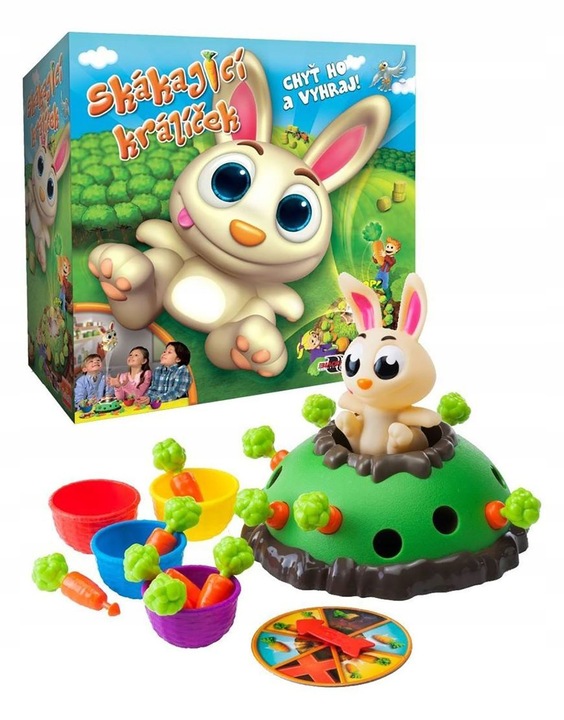 Gra Juming Jack Króliczek Pentliczek Goliath 4+ zabierz marchewki Królikowi