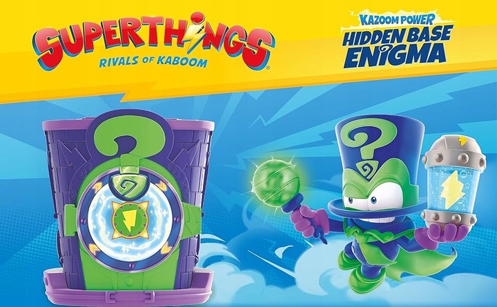 SuperThings Hidden Base Enigma kryjówka KazoomPower baza Super Zings Things