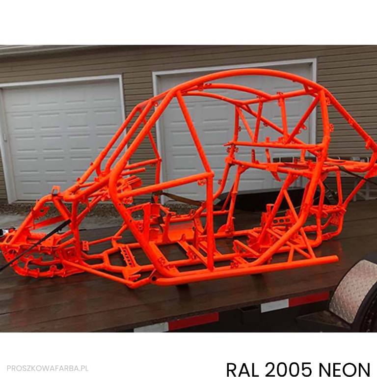 Farba proszkowa Świetlisty Pomarańczowy