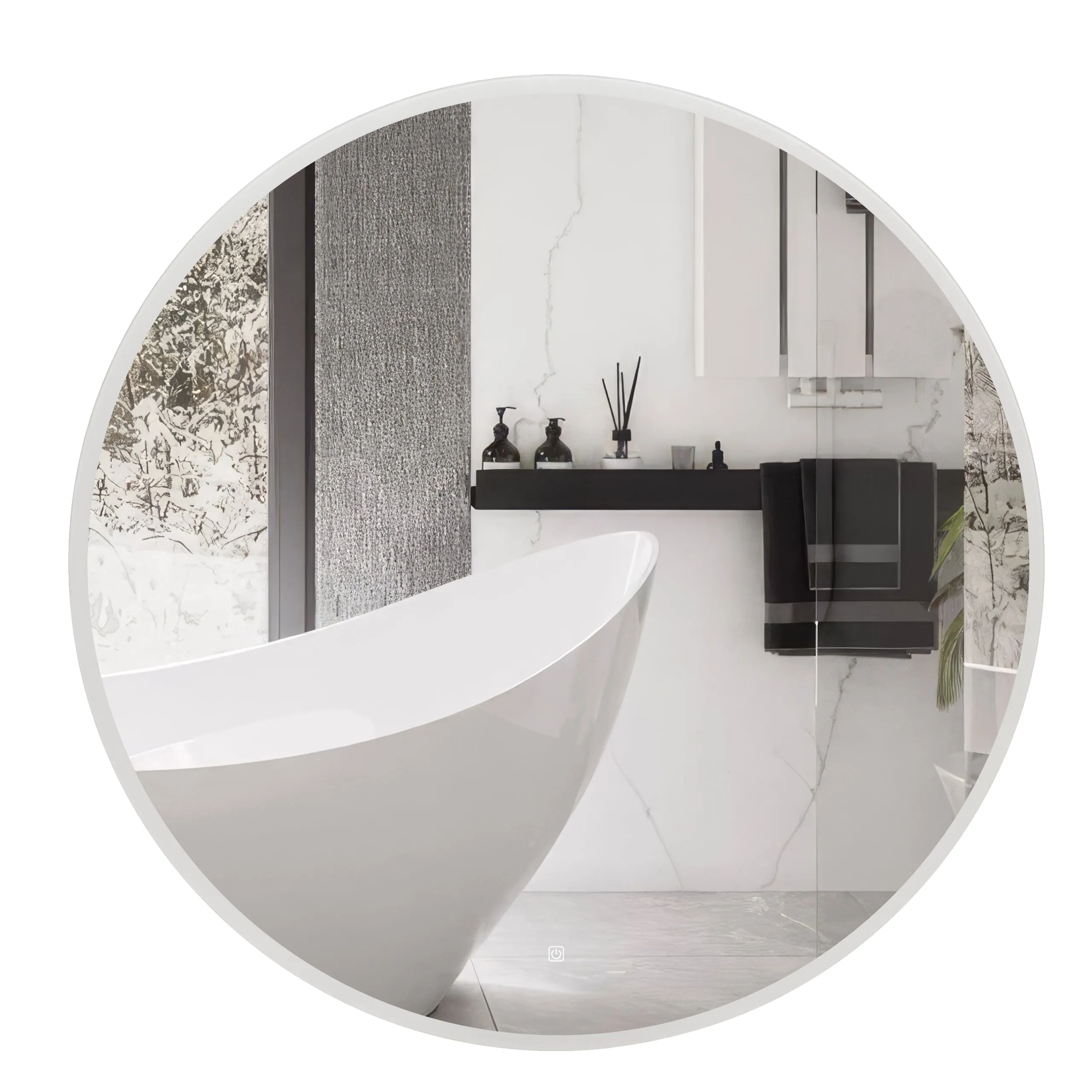 Lustro MOON 70 cm - zalety