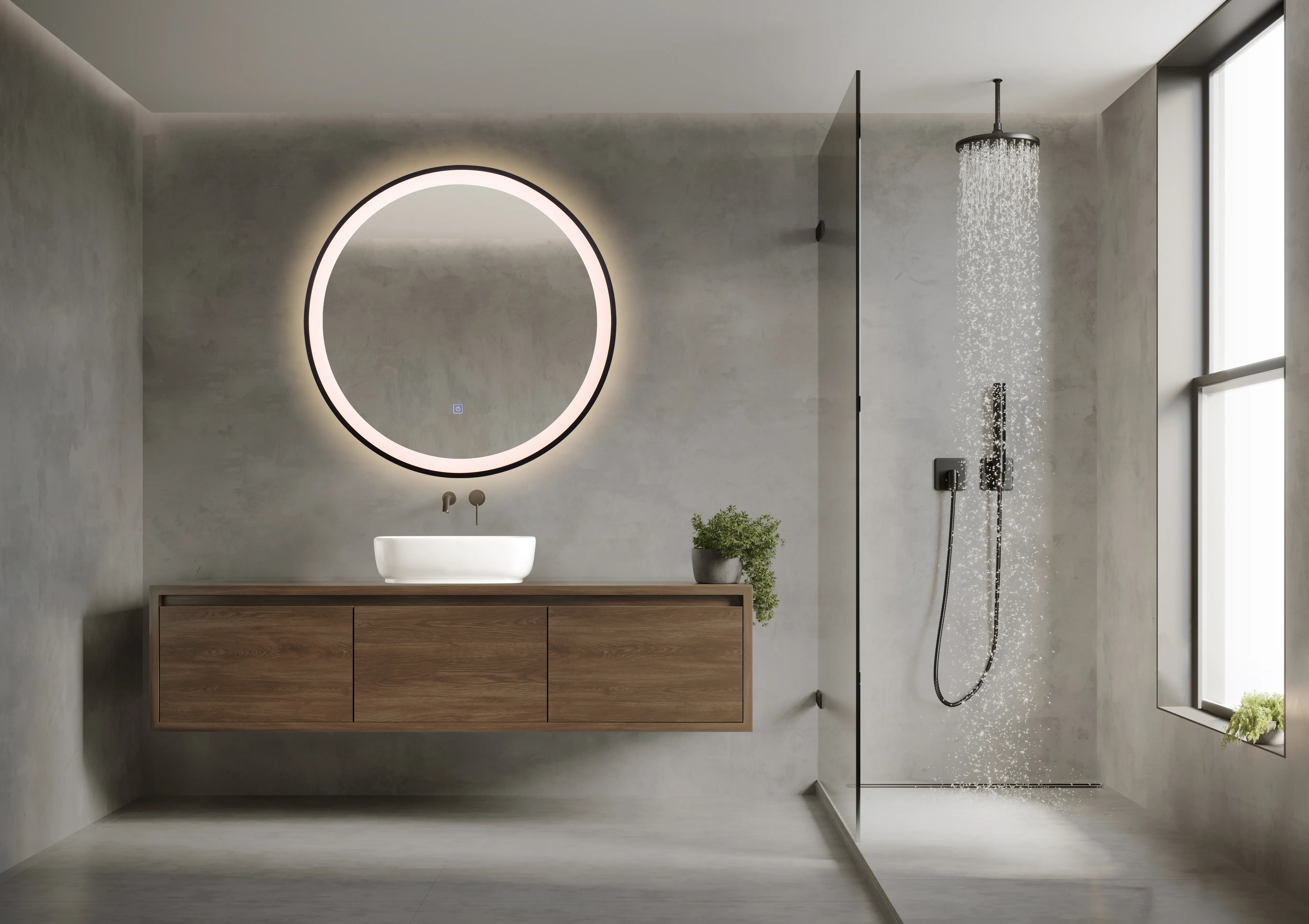 Lustro VENUS 70 cm - funkcje