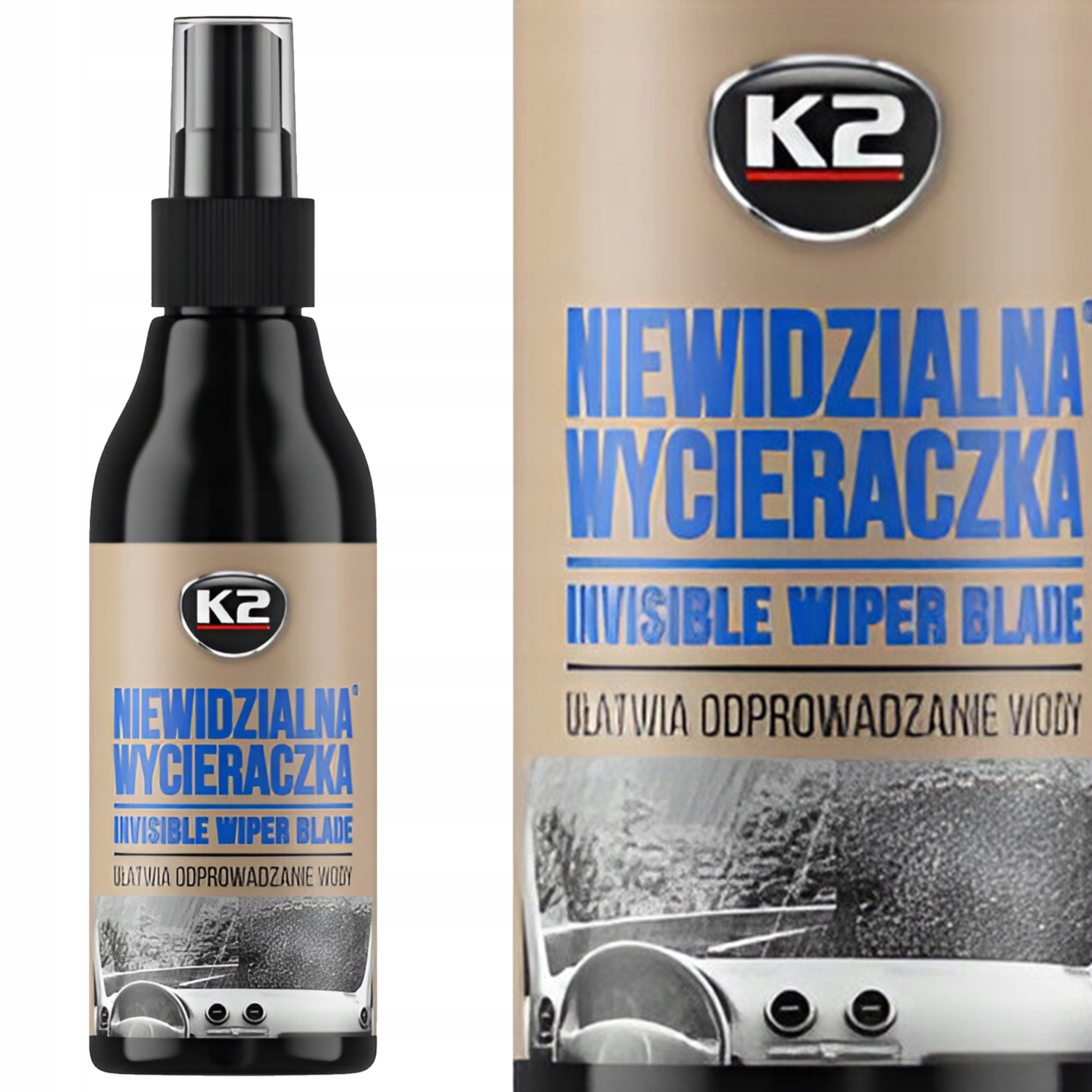 K2 Niewidzialna Wycieraczka K510 150 ml – powłoka hydrofobowa do szyb