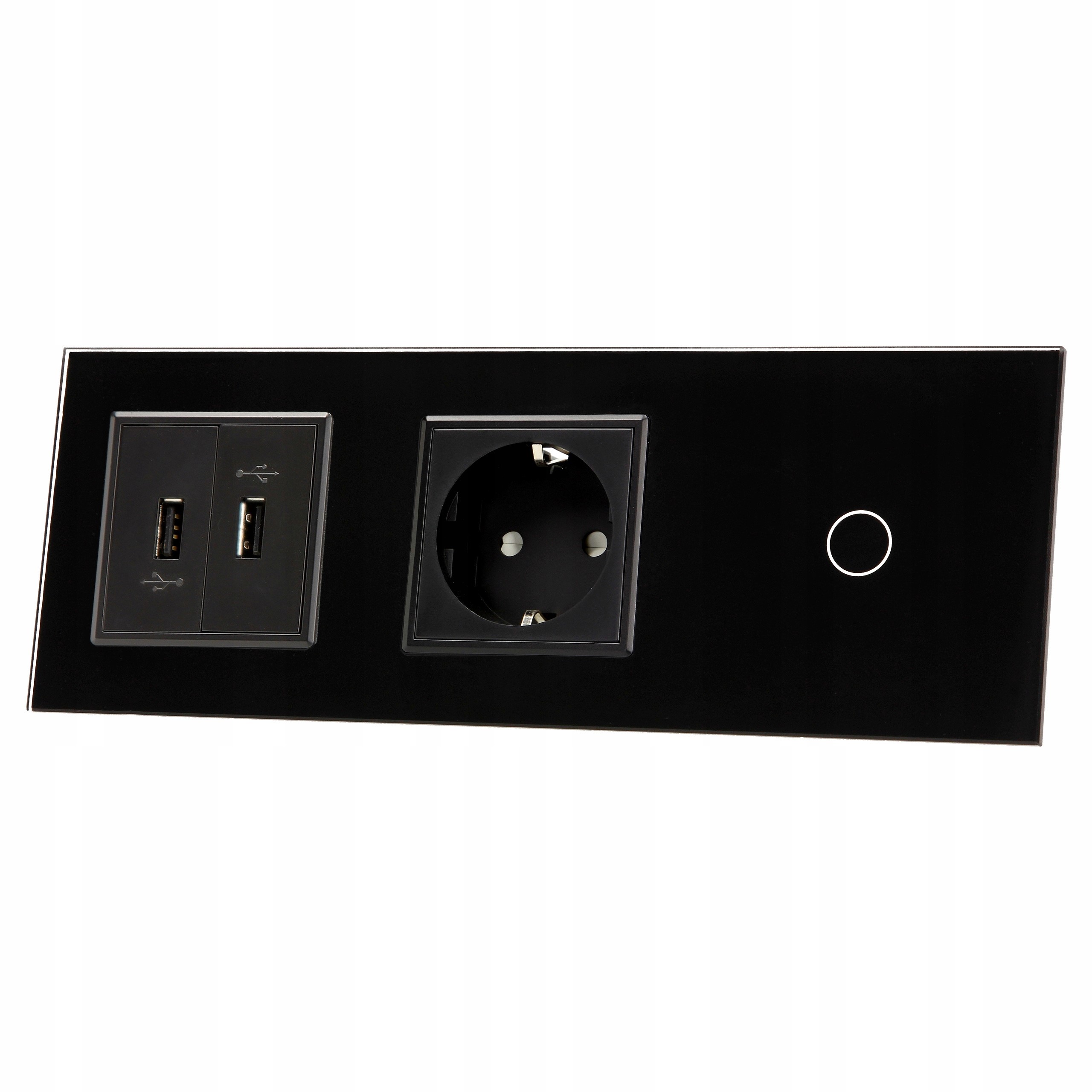 701G2USB-62 WŁĄCZNIK POJEDYN.+GNIAZDO+2XUSB LIVOLO