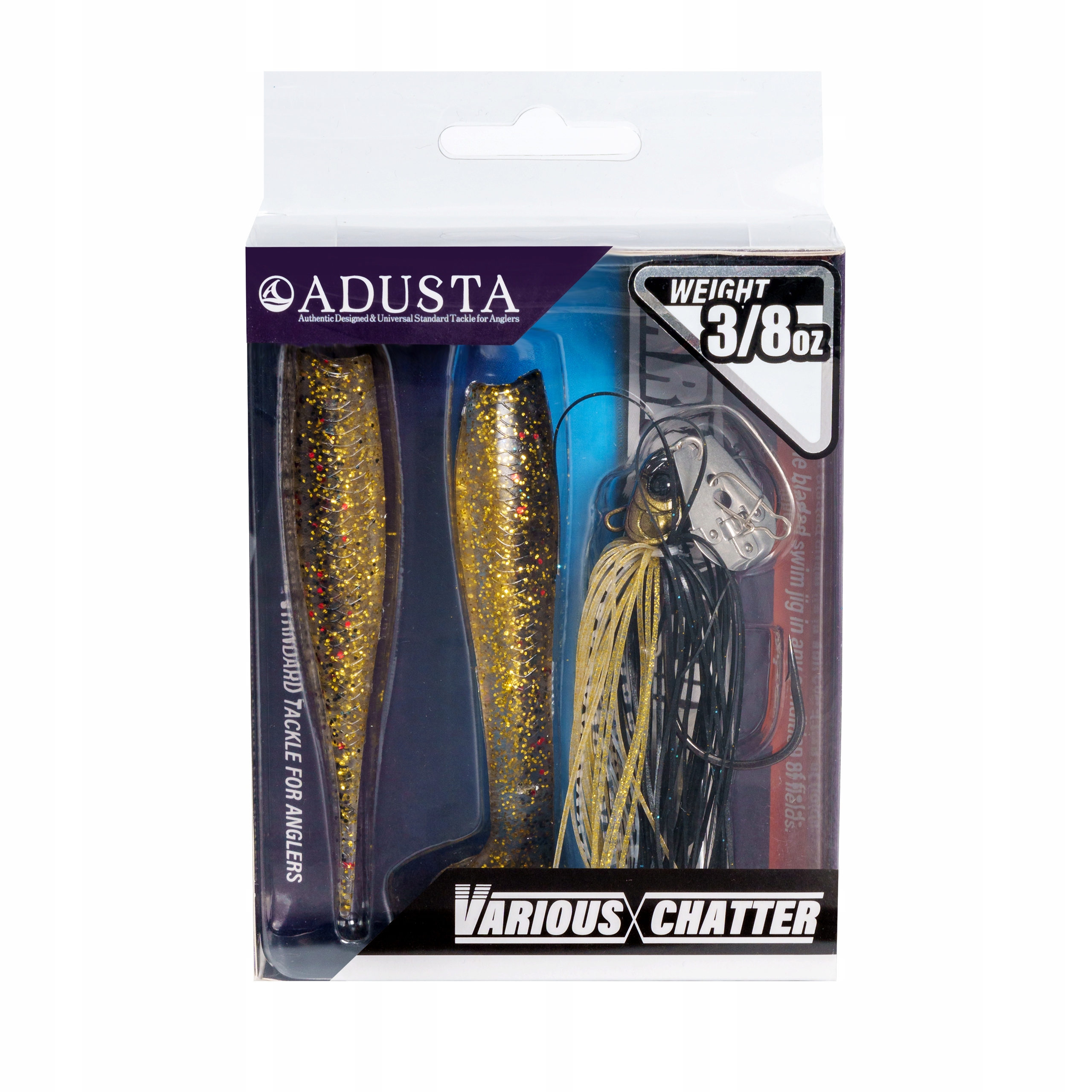 ADUSTA VARIOUS CHATTER 3/8 OZ (10G) 801 DARK SHADO