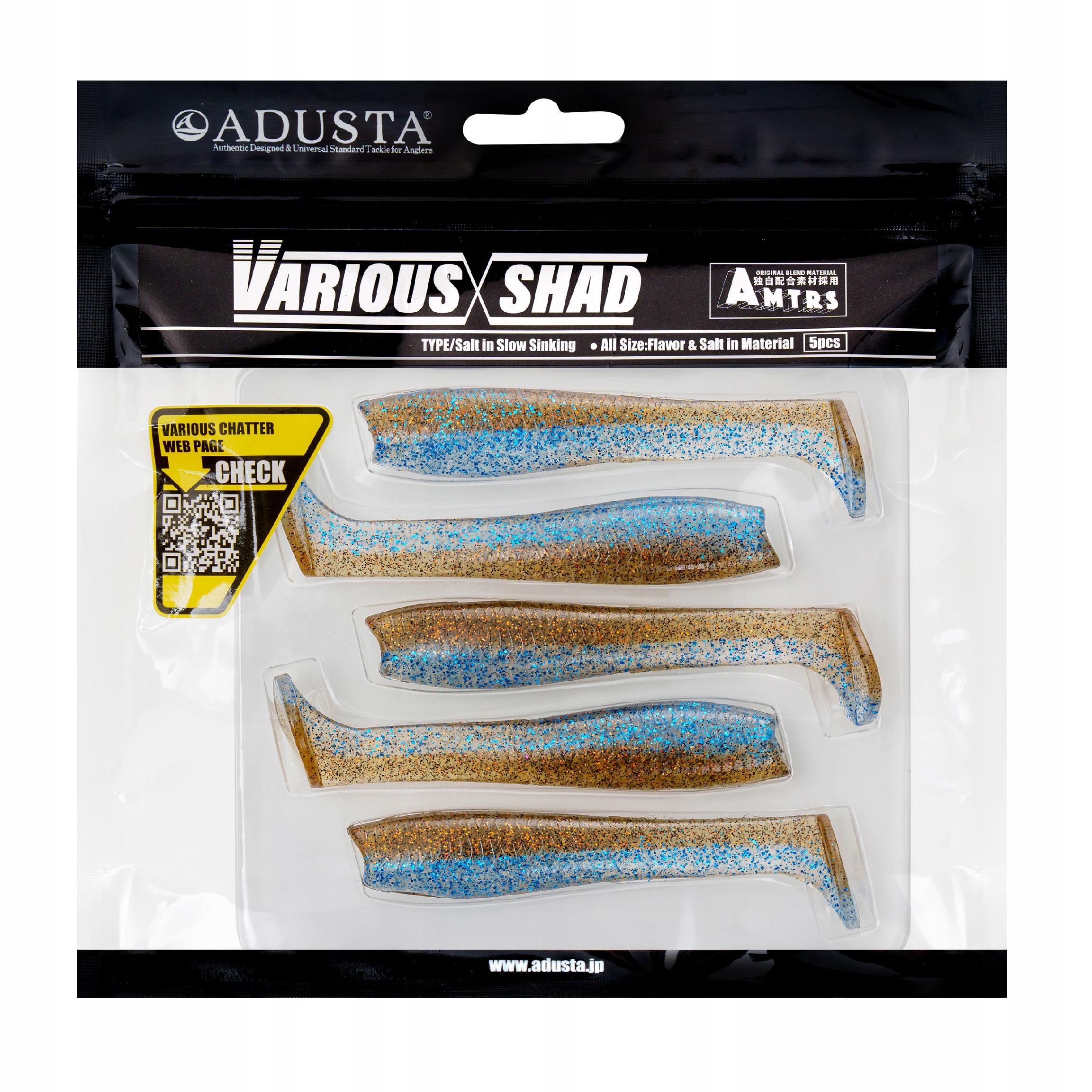 ADUSTA VARIOUS SHAD 4" 10CM 119 SPAWNING SHRI