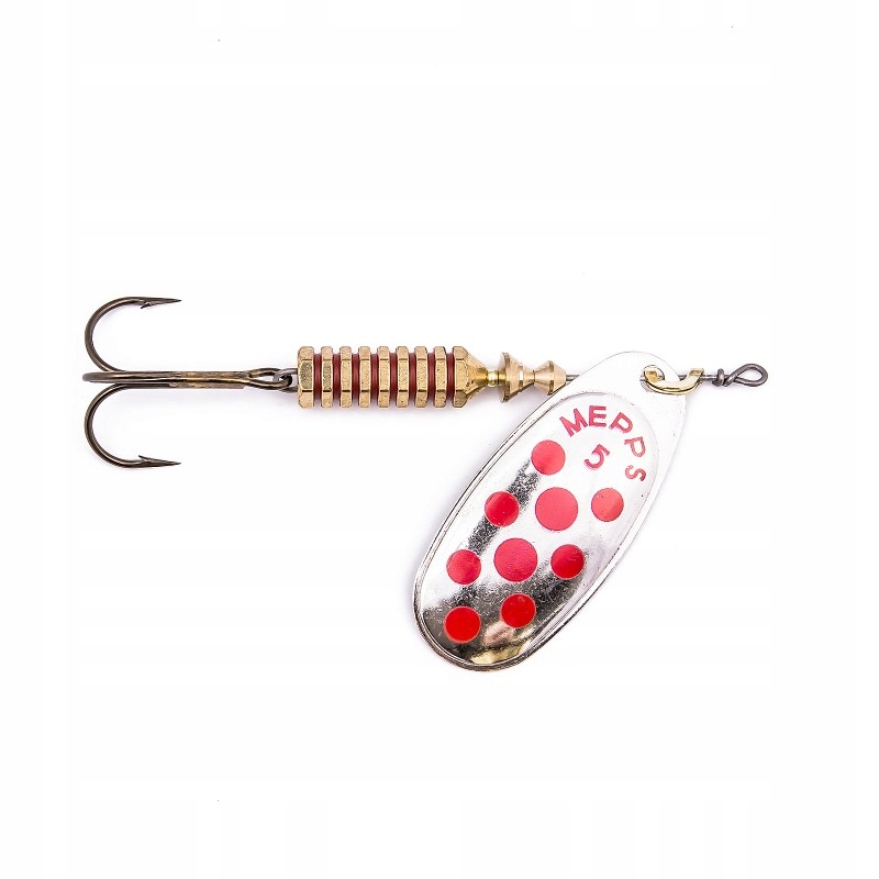 MEPPS COMET DECORE SREBRNY/CZERWONE KROPKI 1/3,5G