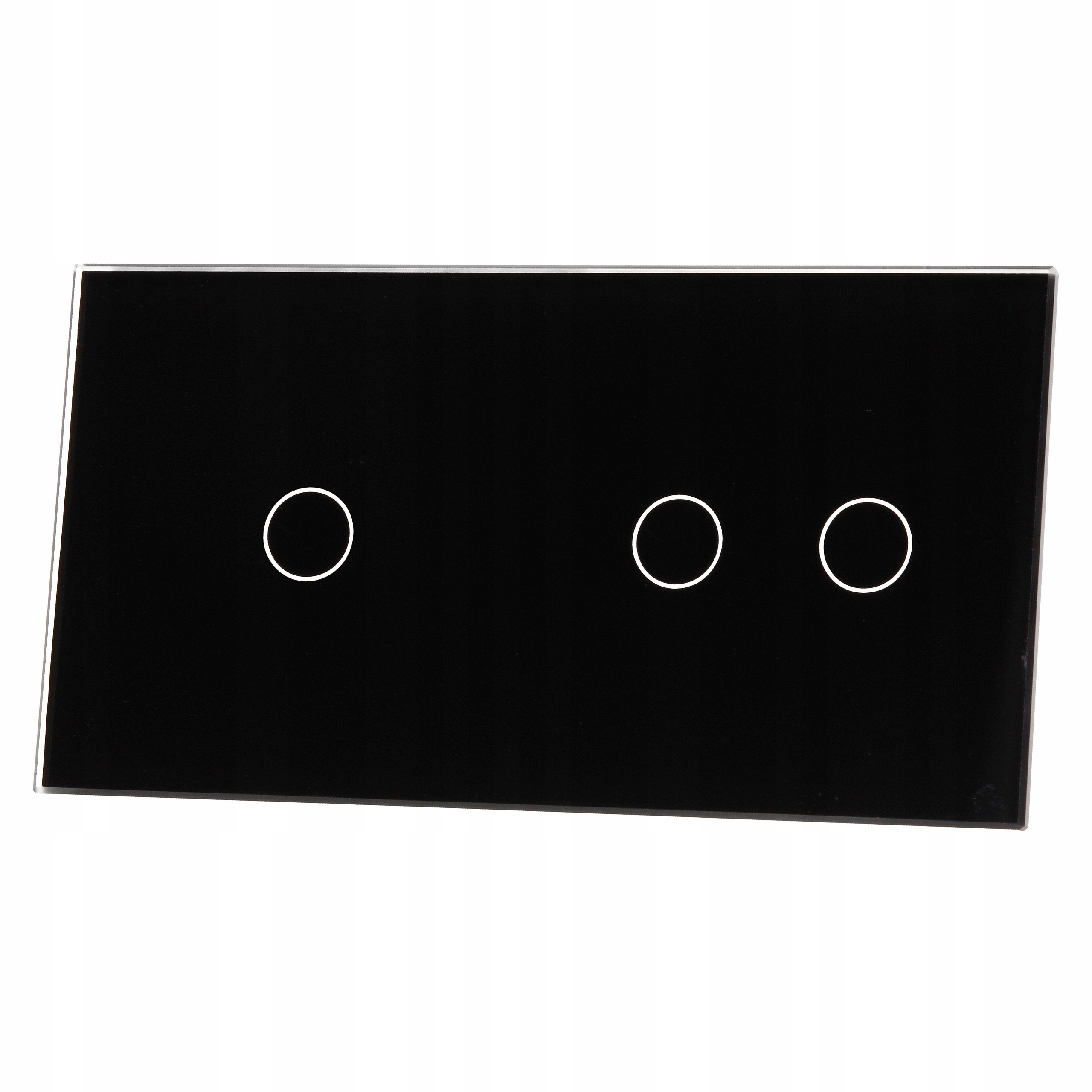 PANEL SZKLANY 1+2 (2 PUSZKI) - CZARNY LIVOLO