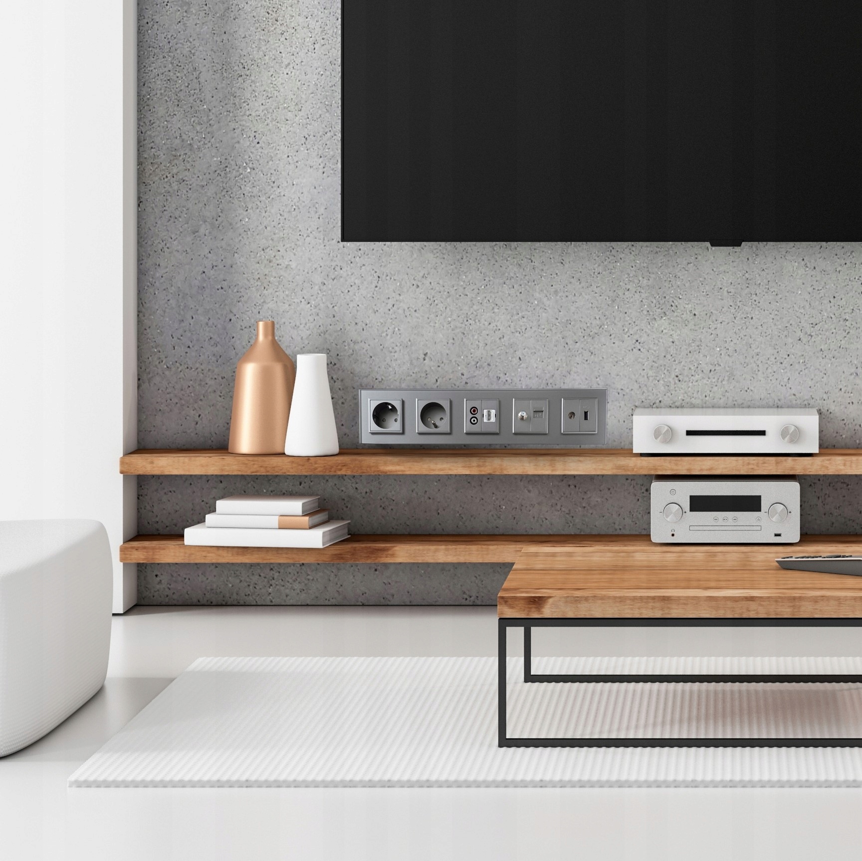 VL-W03EU-68 GNIAZDO 16A LIVOLO SZKŁO STANDARD EU