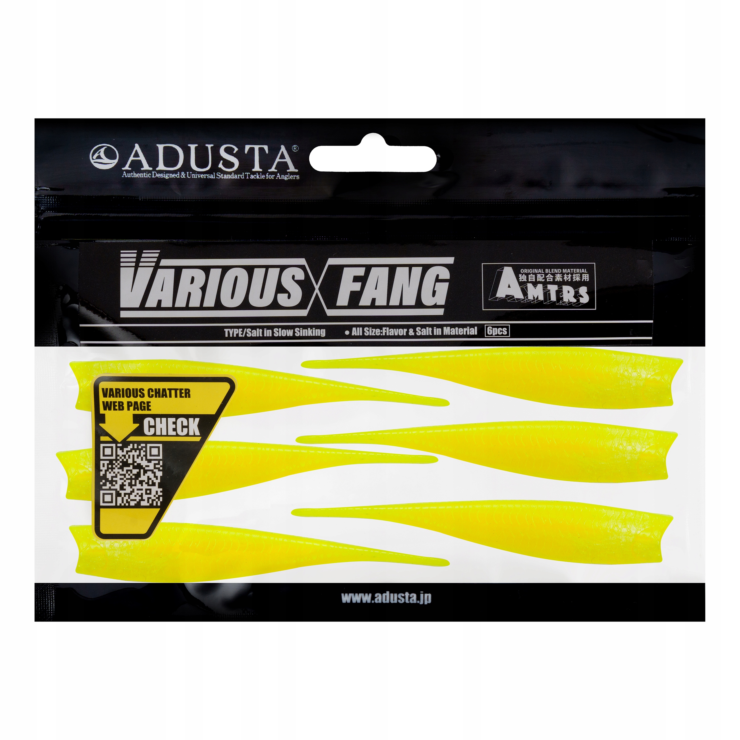 ADUSTA VARIOUS FANG 4" 10CM, 117 CHART WHITE
