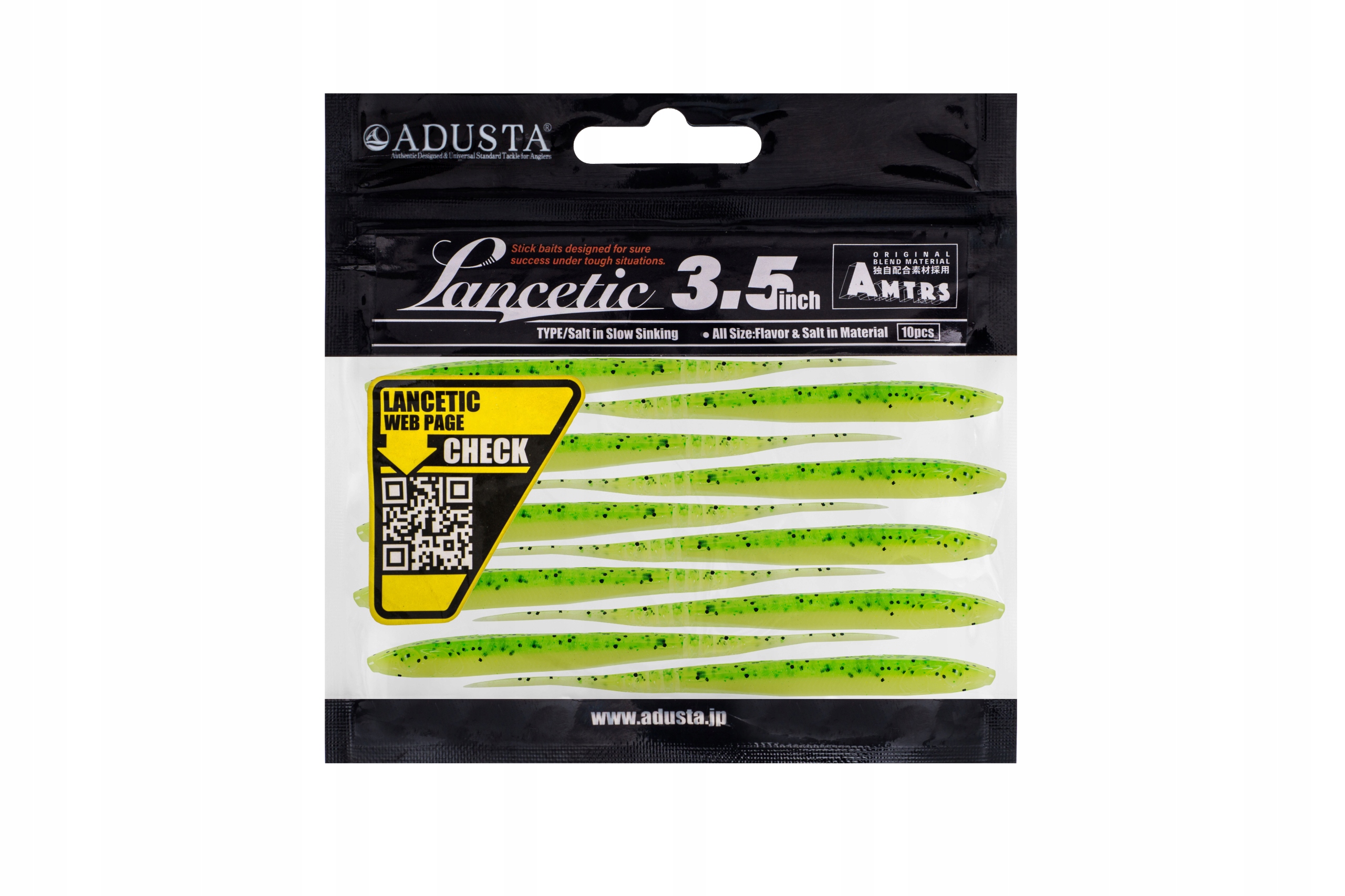 ADUSTA LANCETIC 8,5CM 1.6G GREEN CHART SEED SHINER