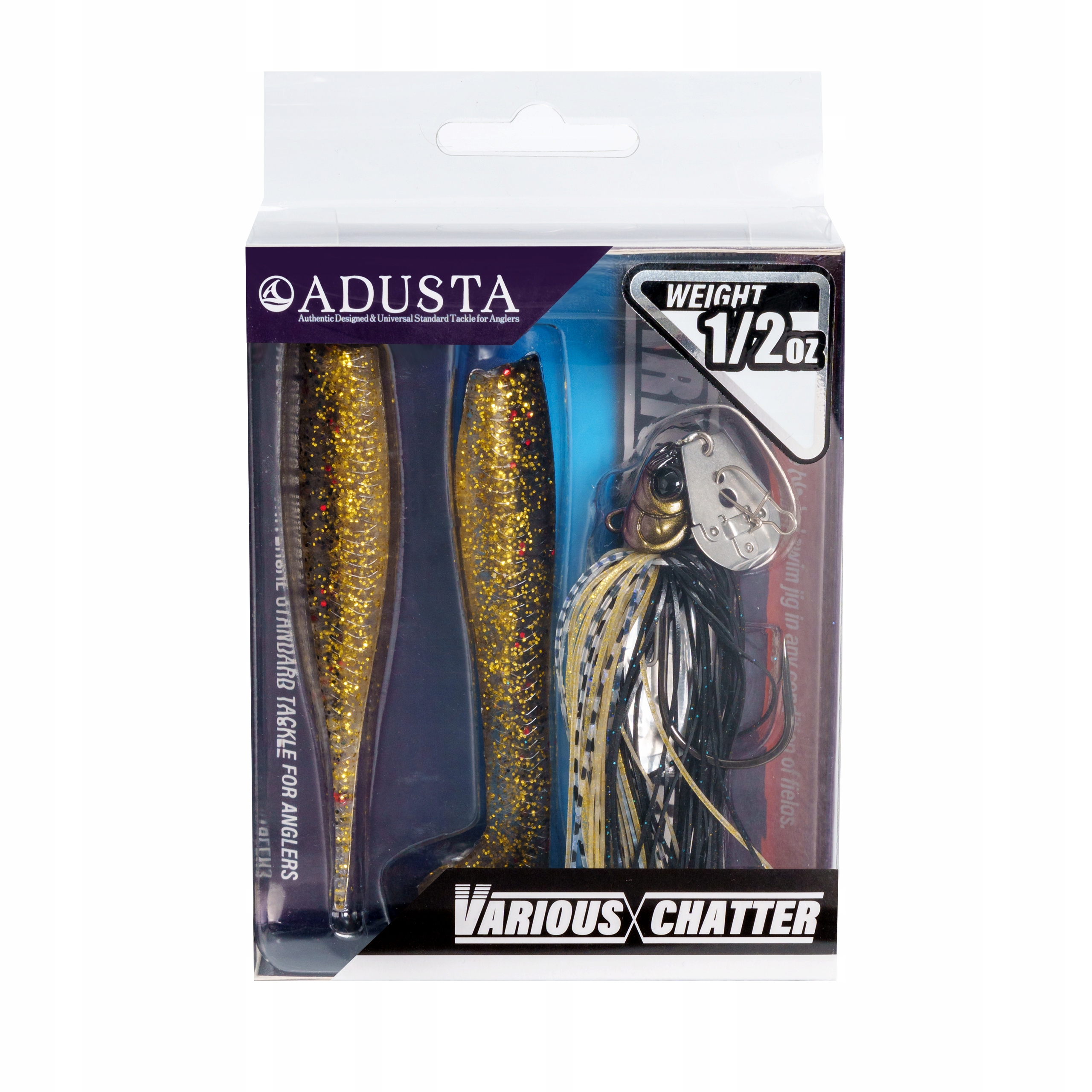 ADUSTA VARIOUS CHATTER 1/2OZ (14G) 801 DARK SHADOW