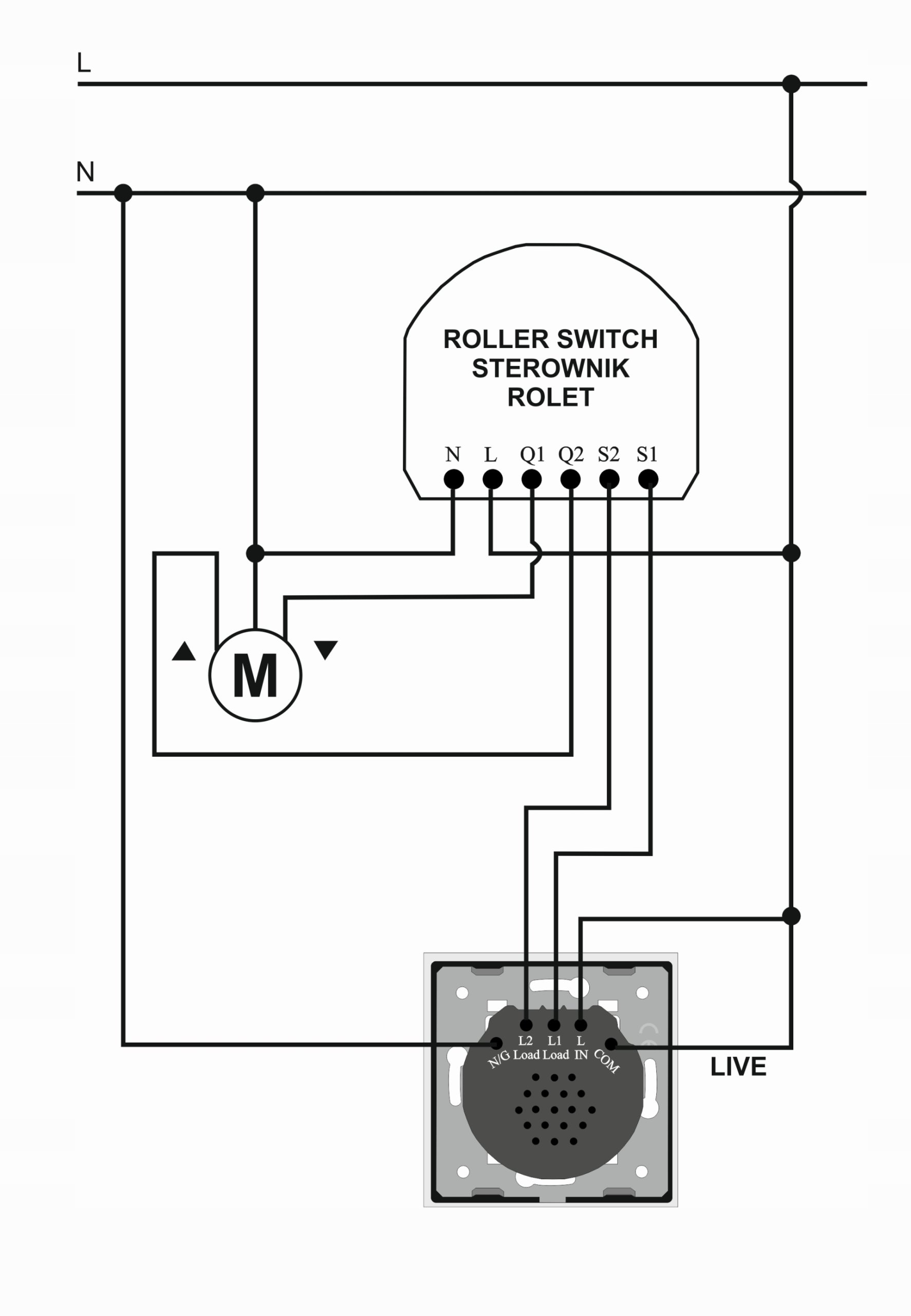 VL-C701IH-69 WŁĄCZNIK IMPULSOWY (N/G) LIVOLO