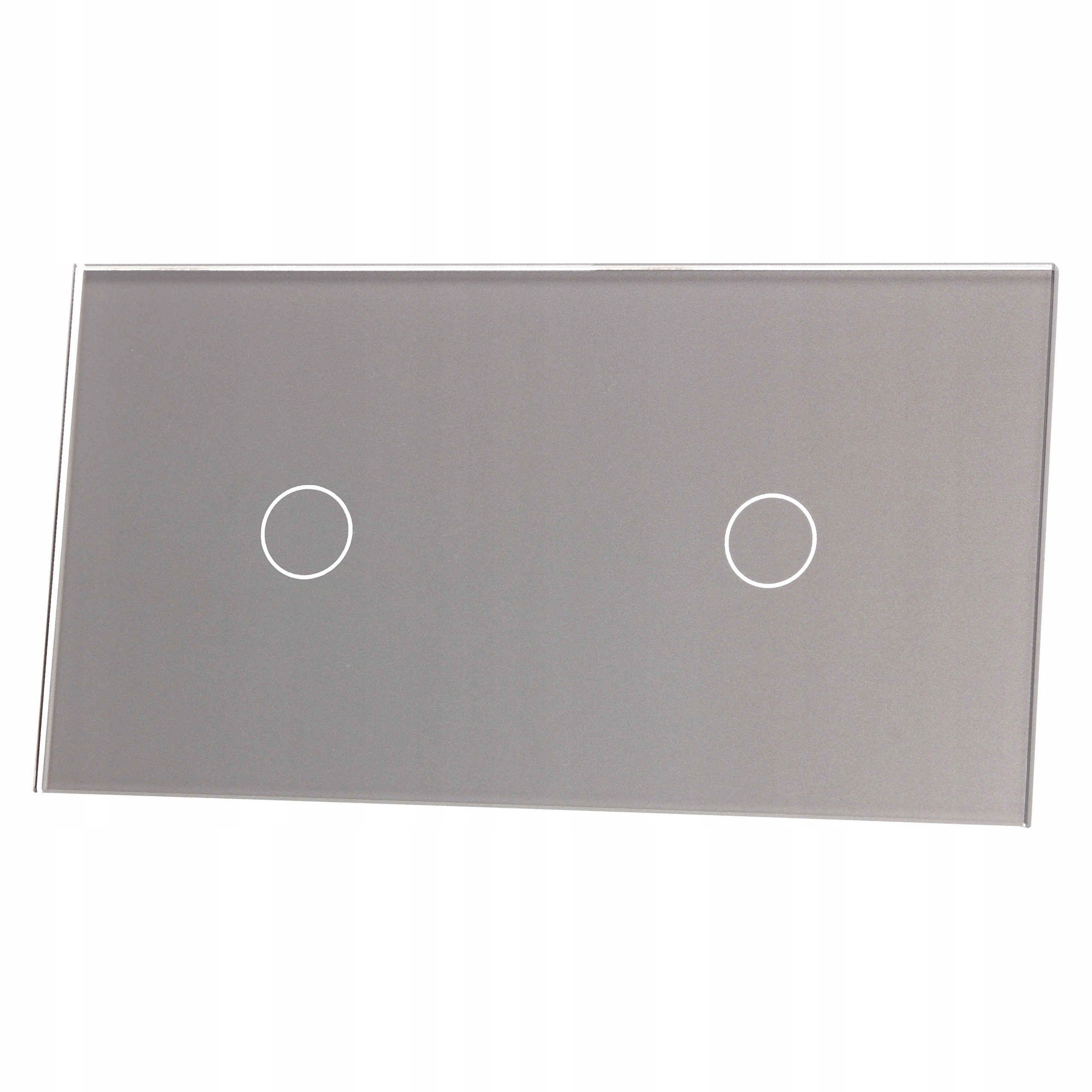 PANEL SZKLANY 1+1 (2 PUSZKI) - SREBRNY LIVOLO