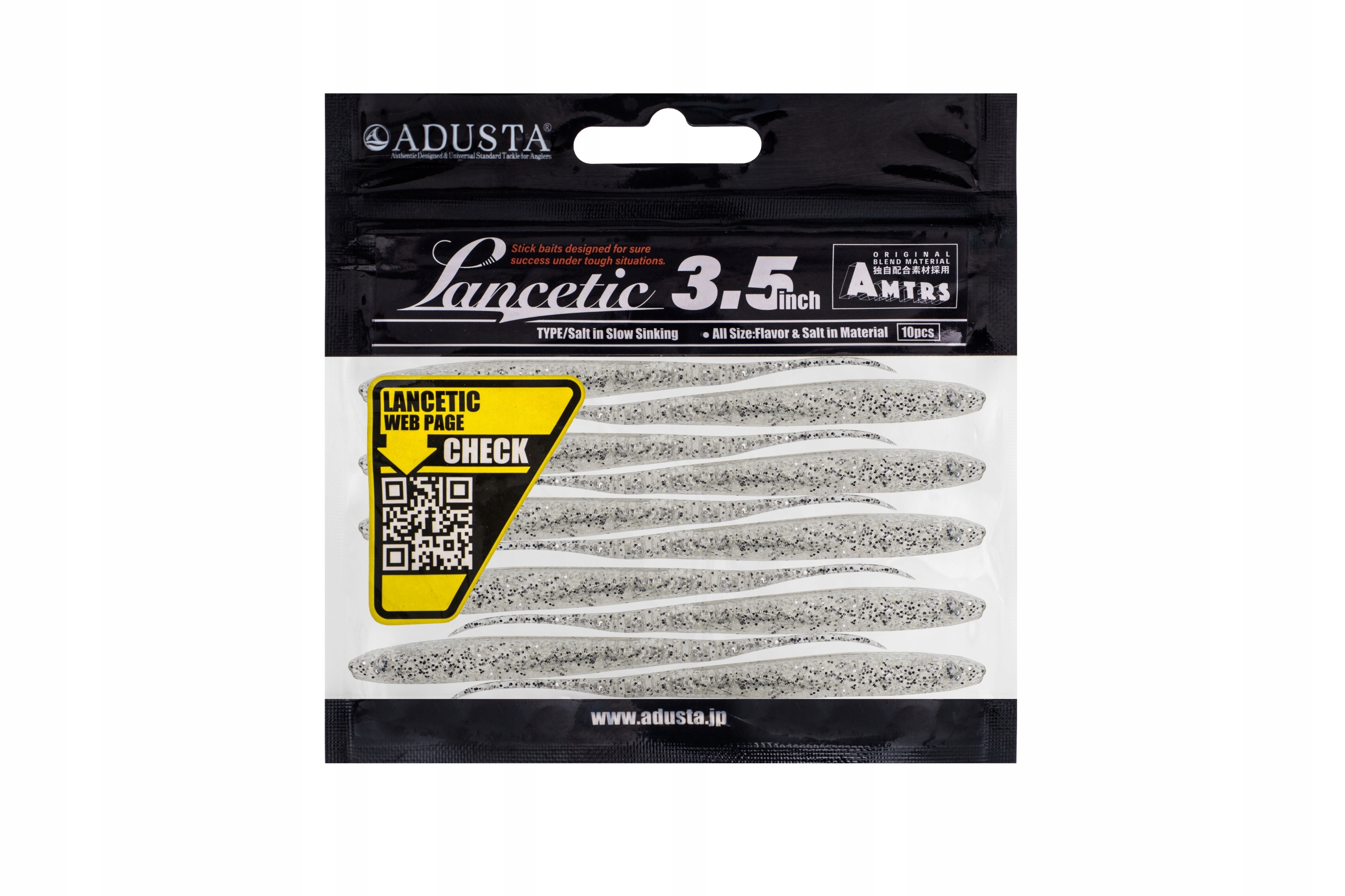 ADUSTA LANCETIC 8,5CM 1.6G 013 CLEAR SILVER