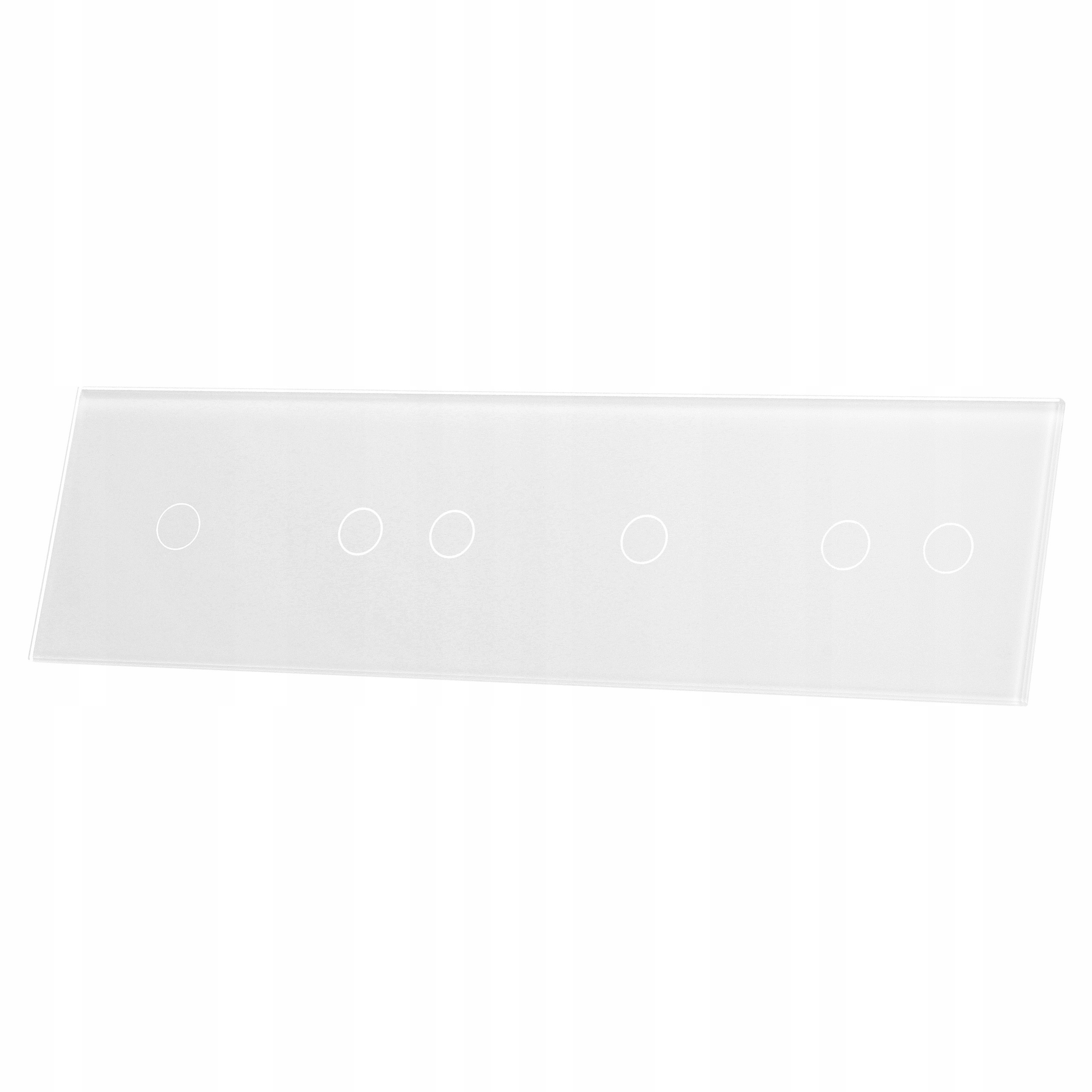 PANEL SZKLANY 1+2+1+2 (4 PUSZKI) - BIAŁY LIVOLO