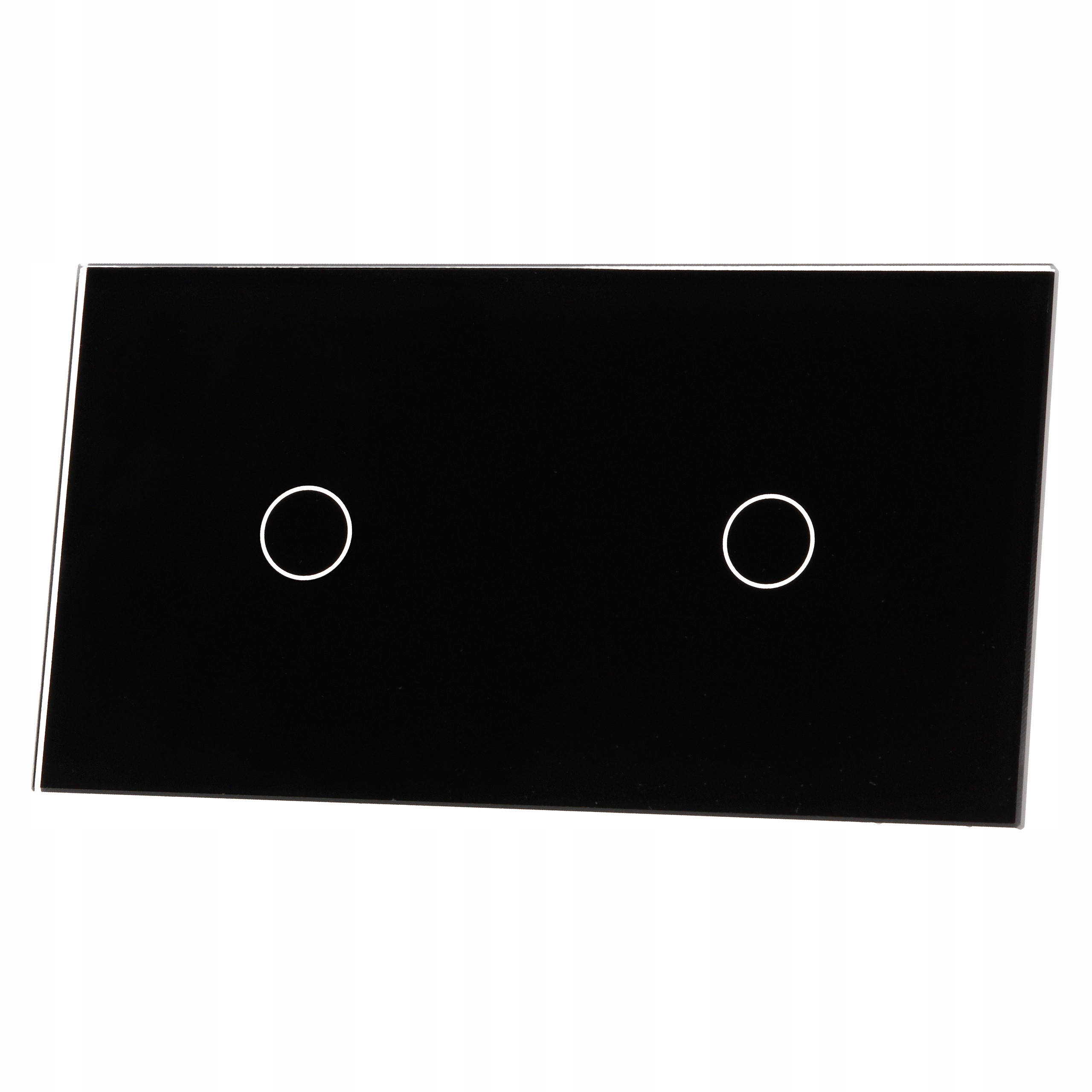 PANEL SZKLANY 1+1 (2 PUSZKI) - CZARNY LIVOLO