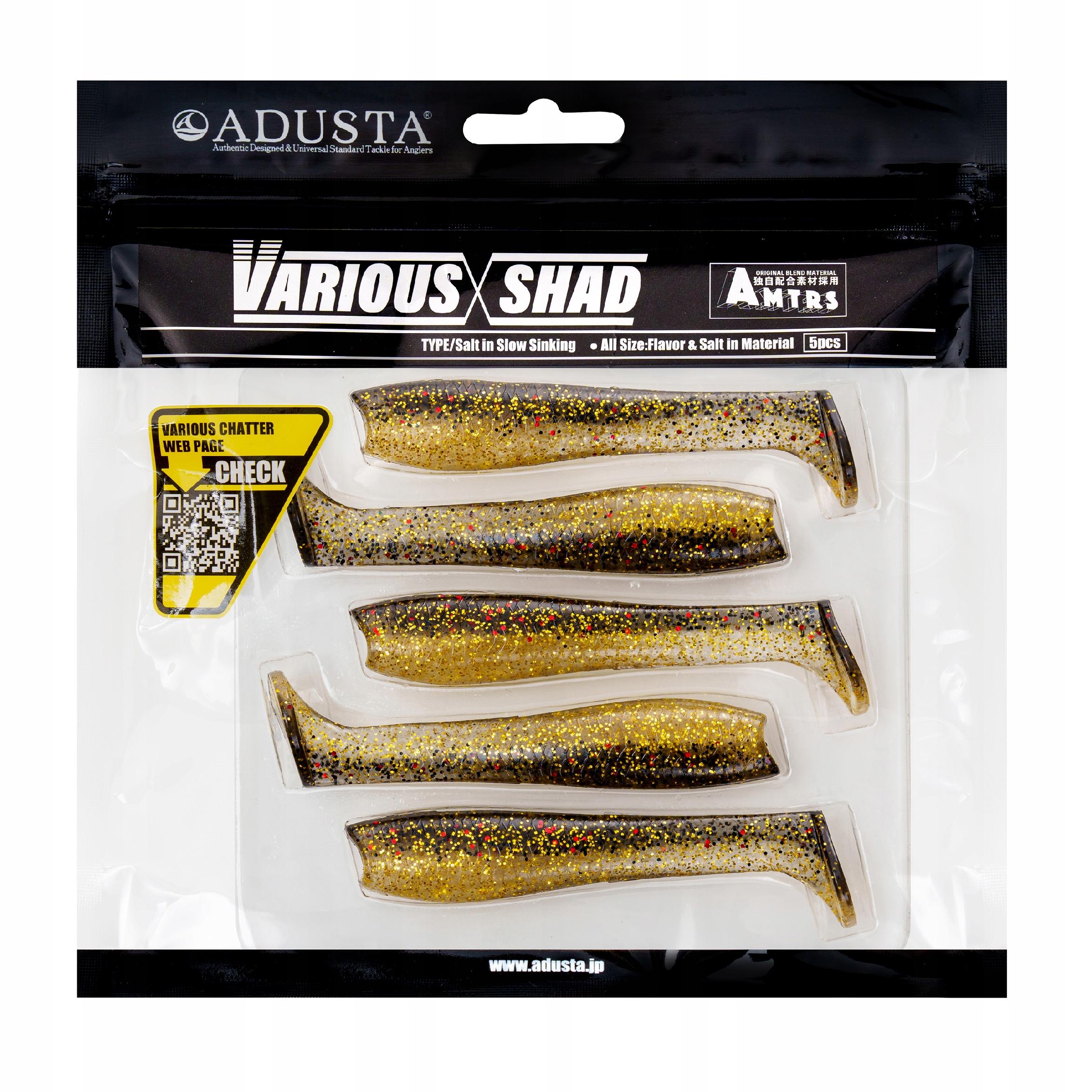 ADUSTA VARIOUS SHAD 4" 10CM, 110 SUJIEBI