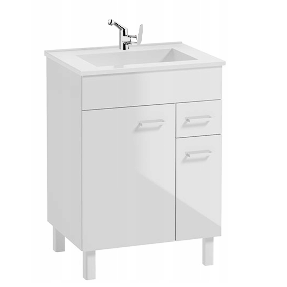 STAMAR meuble salle de bain blanc 13