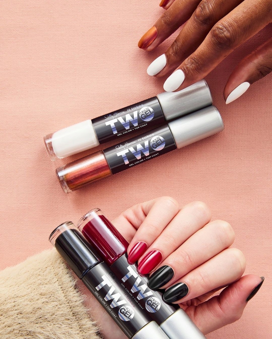 Sally Hansen Miracle 990 Onyx-Pected 7,5 Ml Żelowy Lakier Do Paznokci 2 W 1