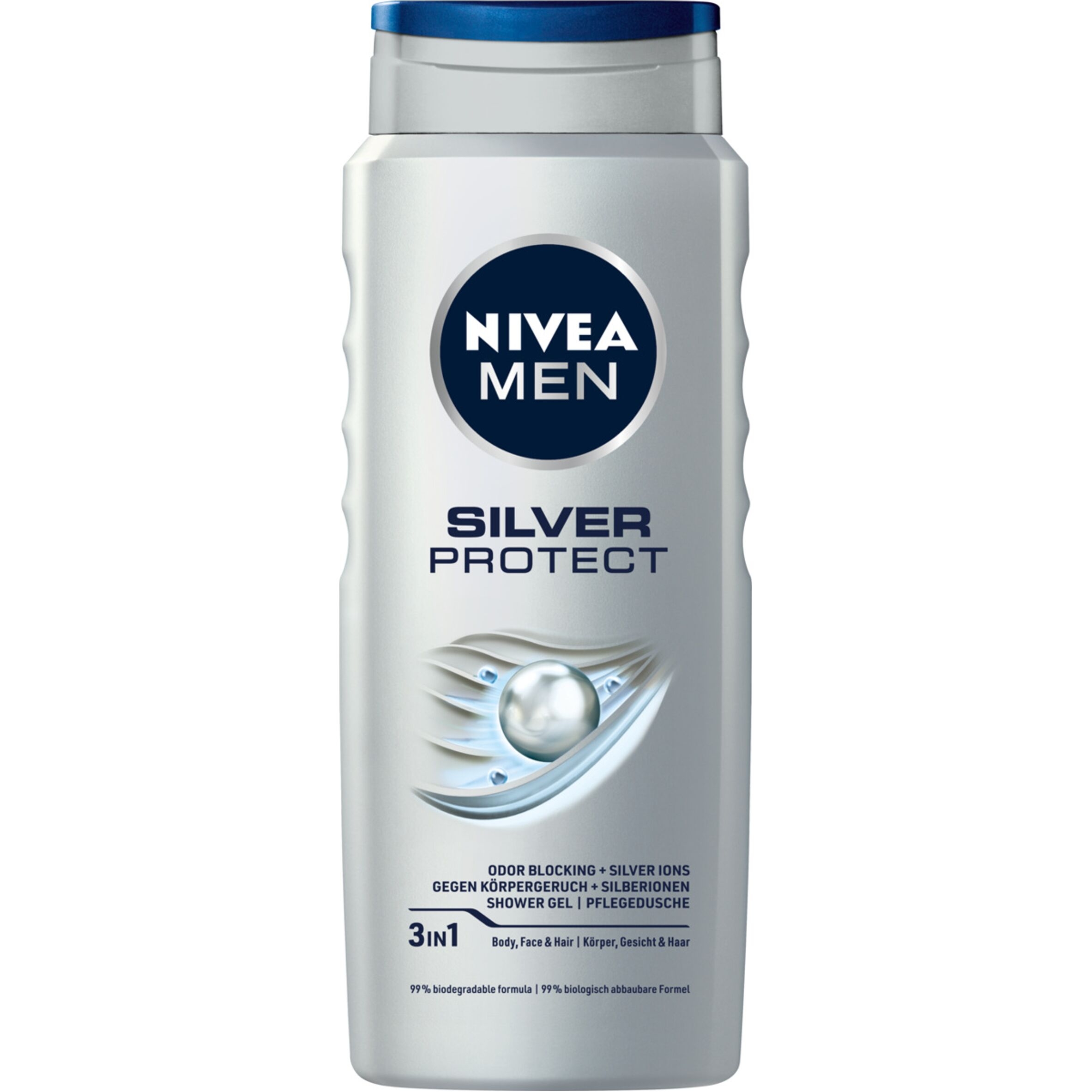 Nivea Men Silver Protect 500 Ml Żel Pod Prysznic Do Twarzy Ciała I Włosów