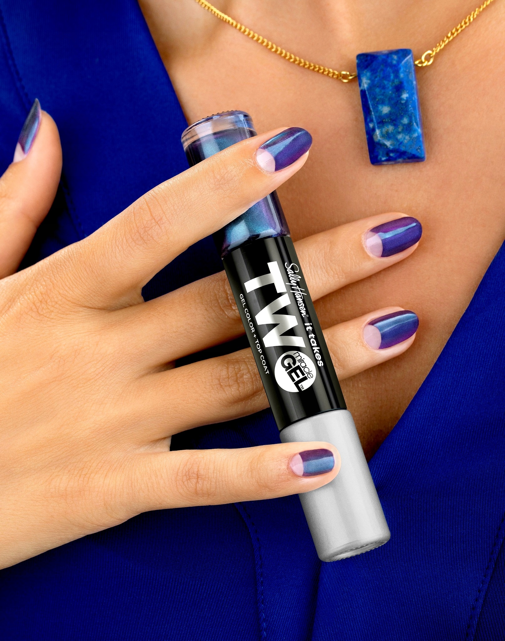 Sally Hansen Miracle 970 Hyp-Nautical 7,5 Ml Żelowy Lakier Do Paznokci 2 W1