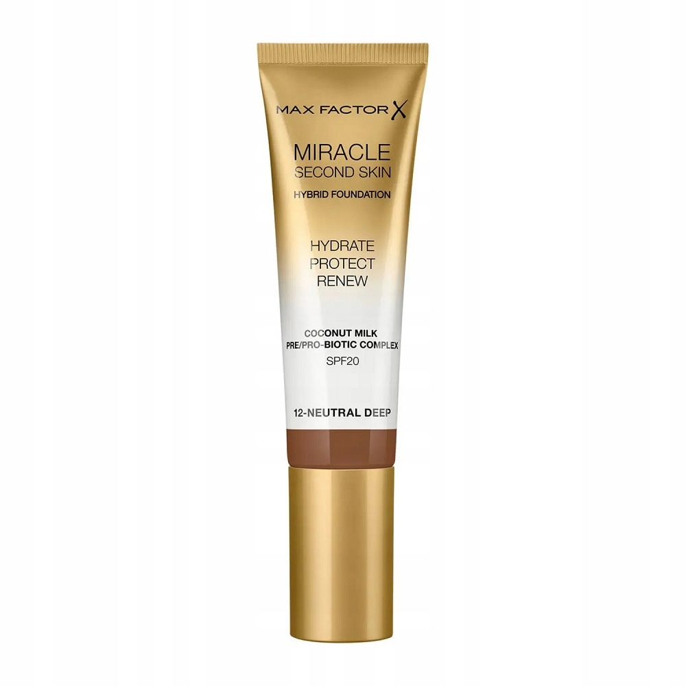 Max Factor Miracle Second Skin Podkład Do Twarzy 30 Ml 12 Neutral Deep