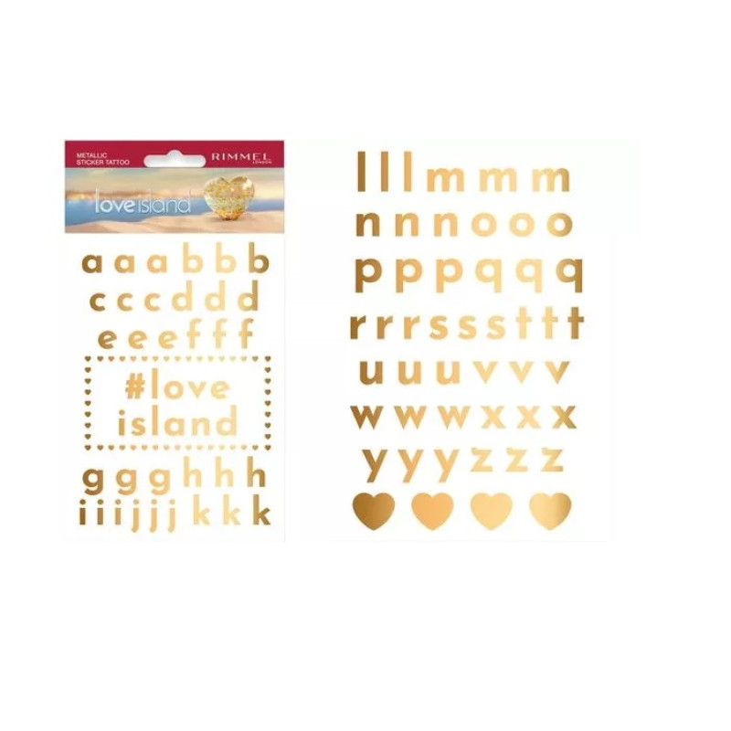 Rimmel Tatuowanie Alfabety Wyspy Miłości