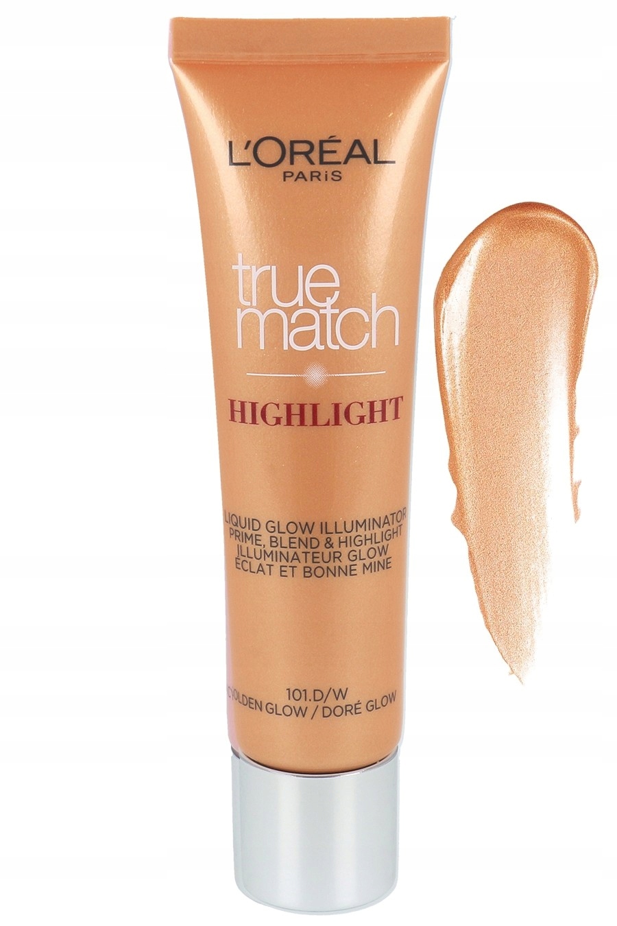 Pojedynczy Rozświetlacz W Kremie L'oréal Paris Złoty 101.D/W Golden Glow