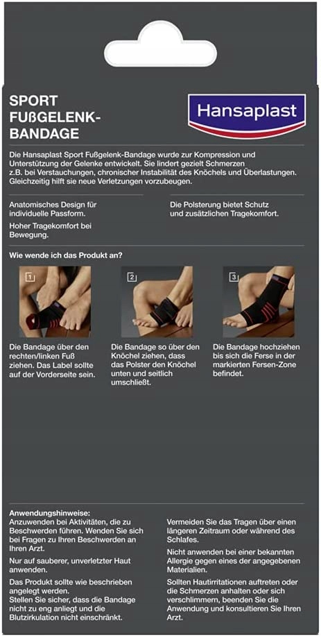 Orteza Stawu Skokowego I Stopy Hansaplast S/M