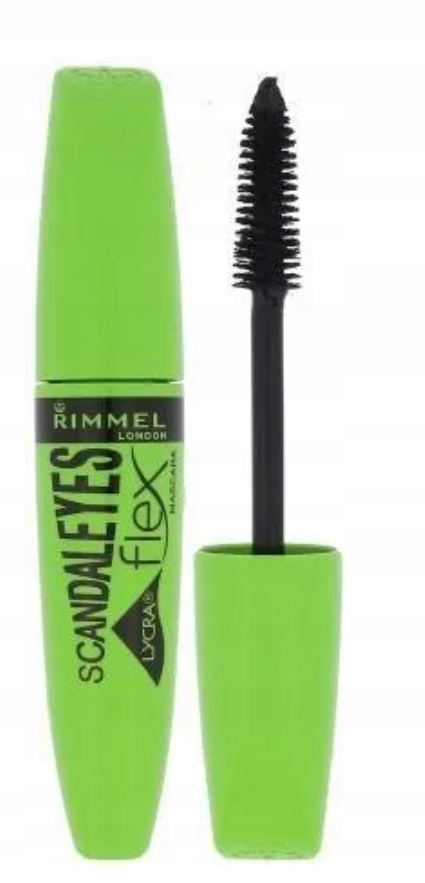 Rimmel Scandaleyes Lycra Flex, Tusz Pogrubiający Czarny 001 Black 12Ml