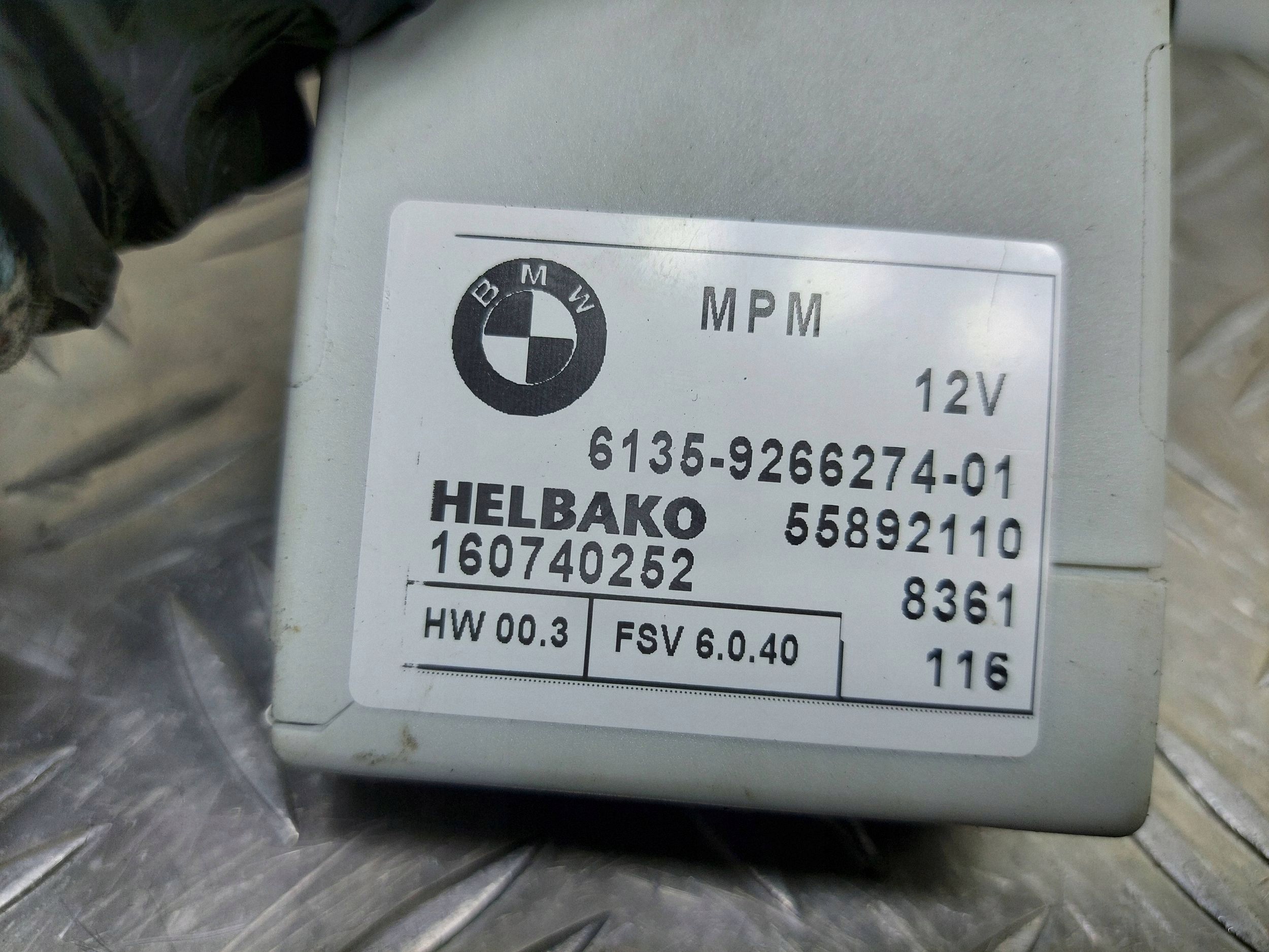 STEROWNIK MODUŁ MPM BMW E60 E61 9266274