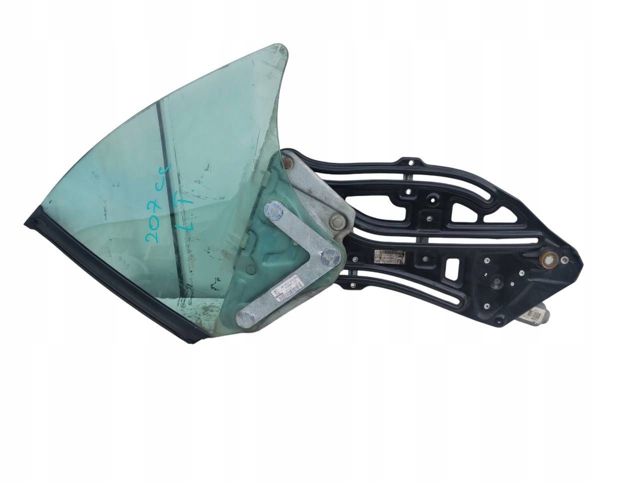 PODNOŚNIK SZYBA BOCZNA LEWA TYŁ TYLNA 9680223280 PEUGEOT 207 CC LIFT