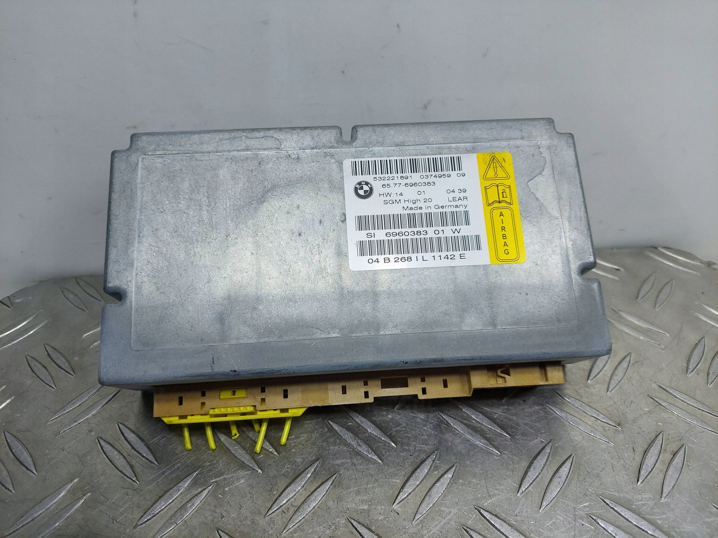 STEROWNIK MODUŁ AIRBAG PODUSZEK BMW E60 E61 6960383