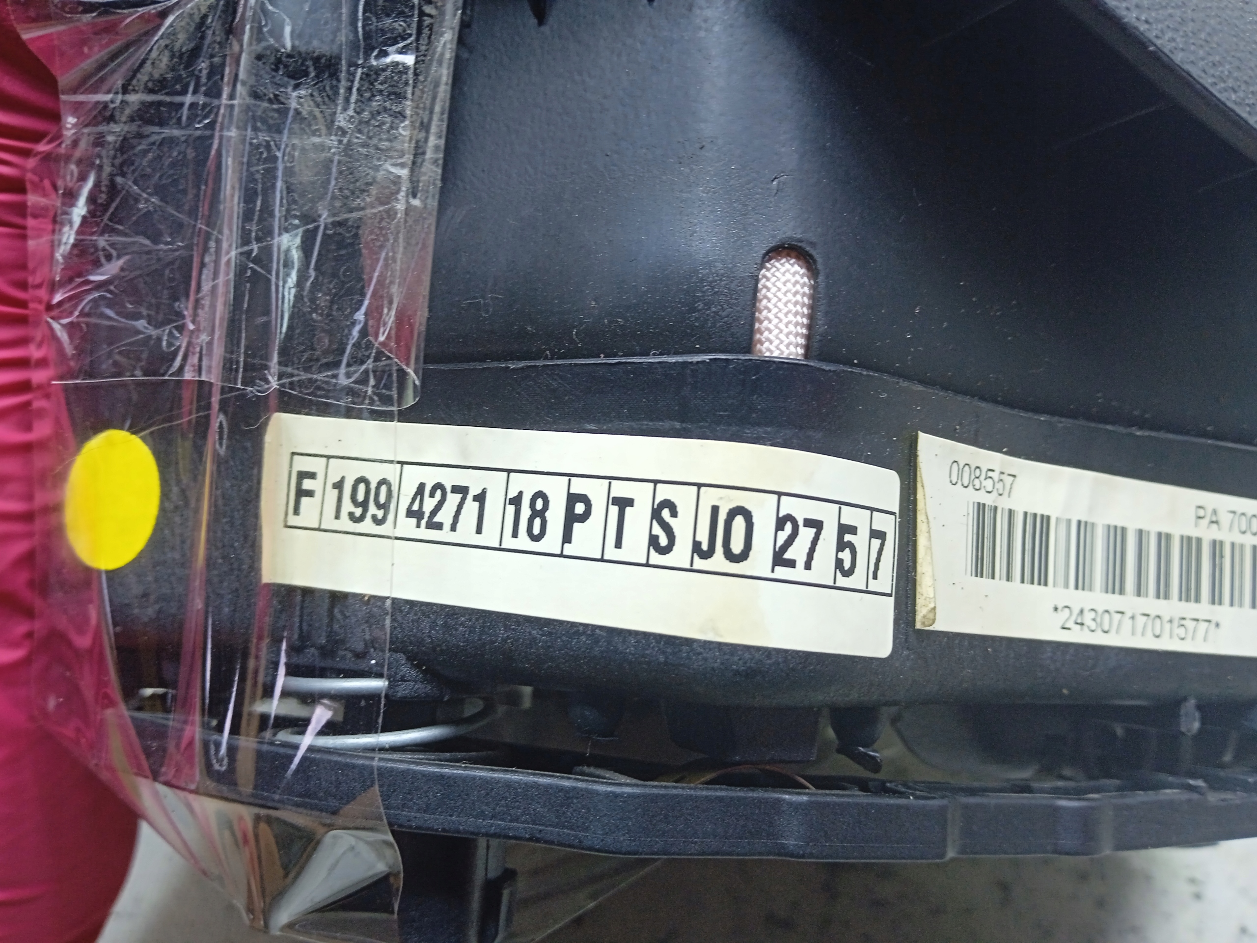 AIRBAG PODUSZKA POWIETRZNA KIEROWCY 07354104460 FIAT GRANDE PUNTO