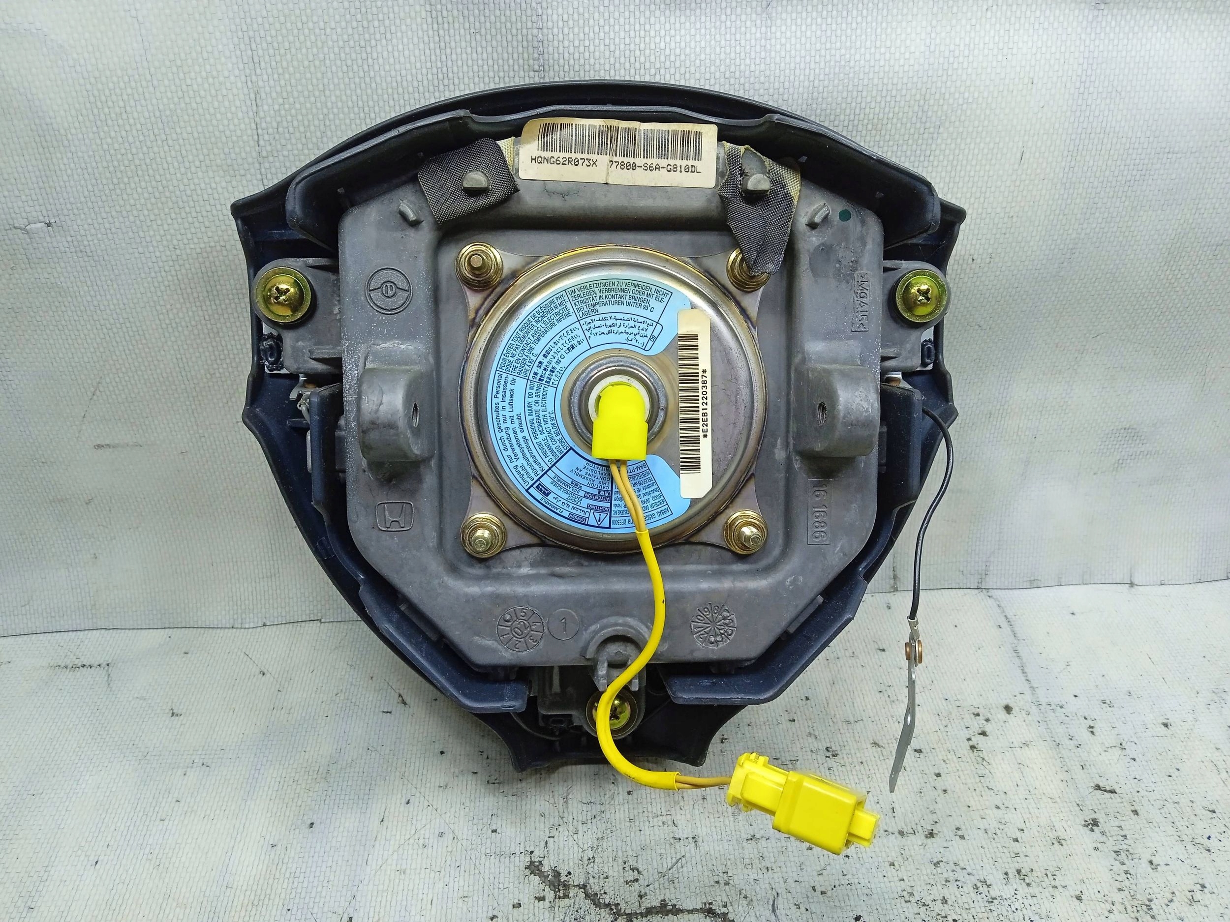 AIRBAG PODUSZKA KIEROWCY 77800-S6A-G810DL HONDA CIVIC VII