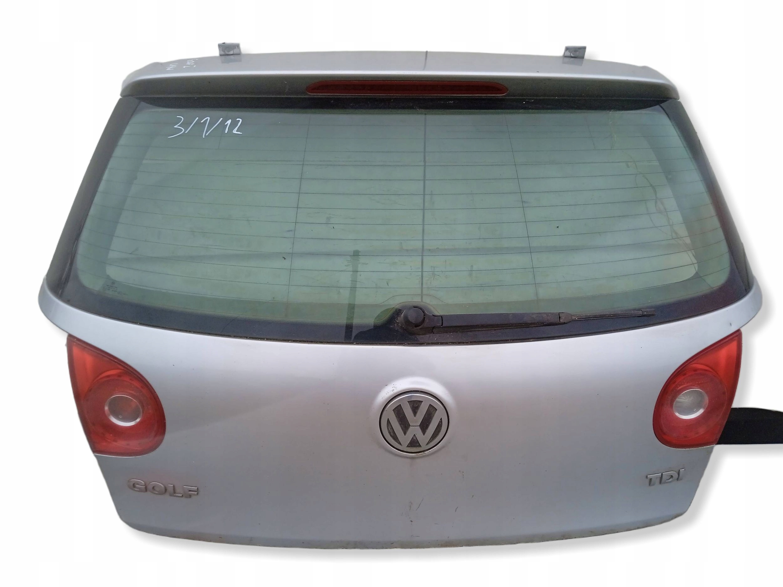 Klapa bagażnika Tył Tylna szyba Volkswagen Golf V LA7W