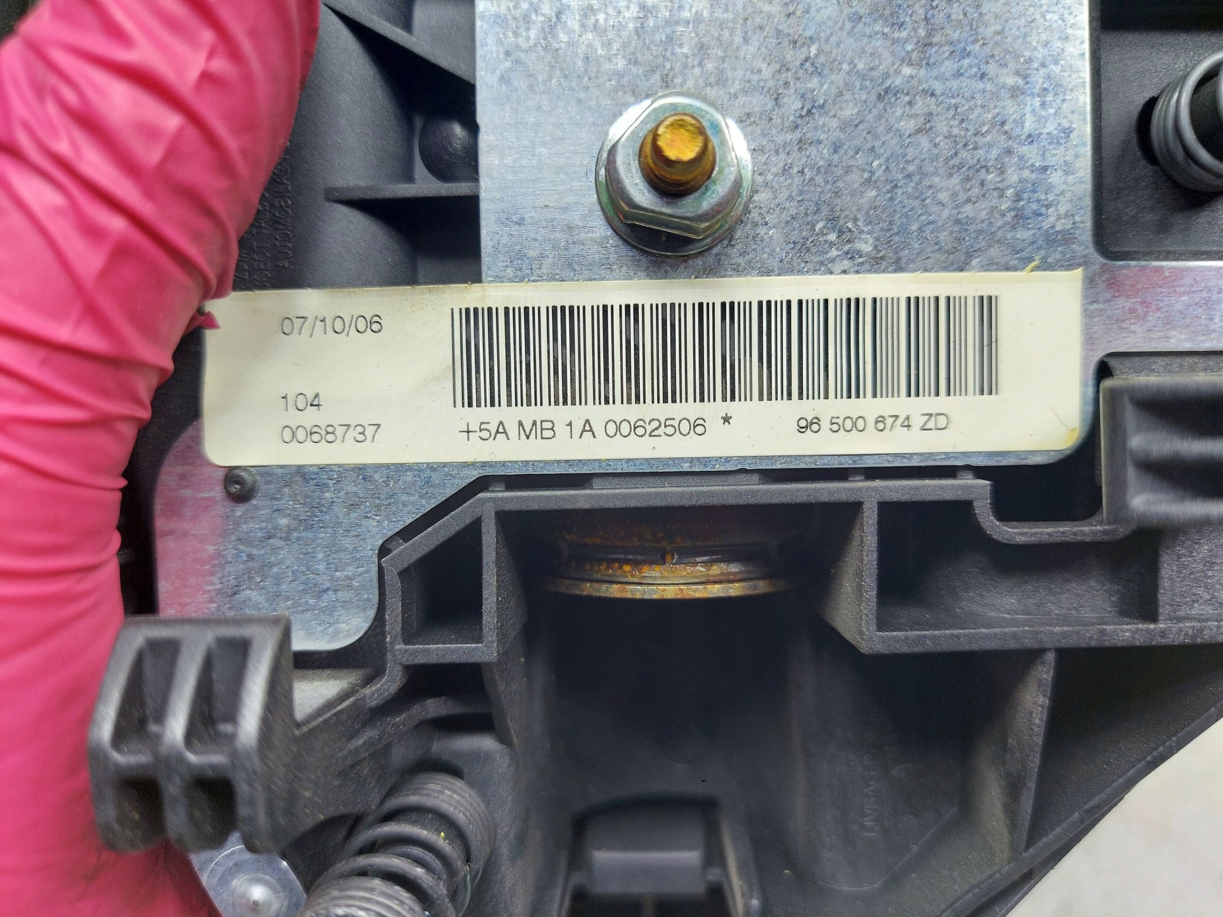 AIRBAG PODUSZKA POWIETRZNA KIEROWCY 96500674ZD PEUGEOT 207