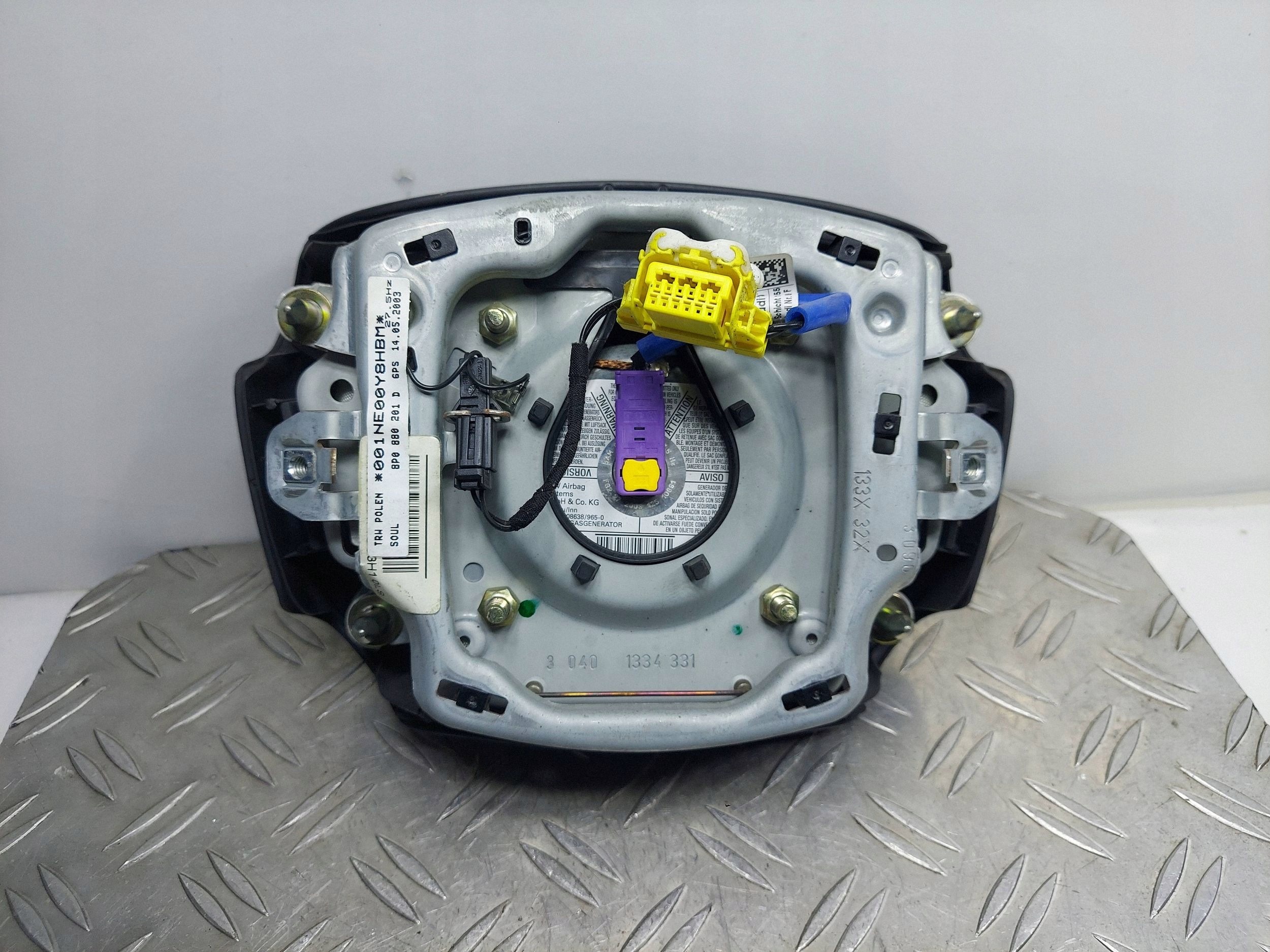 AIRBAG PODUSZKA POWIETRZNA KIEROWCY AUDI A3 8P 8P0880201D