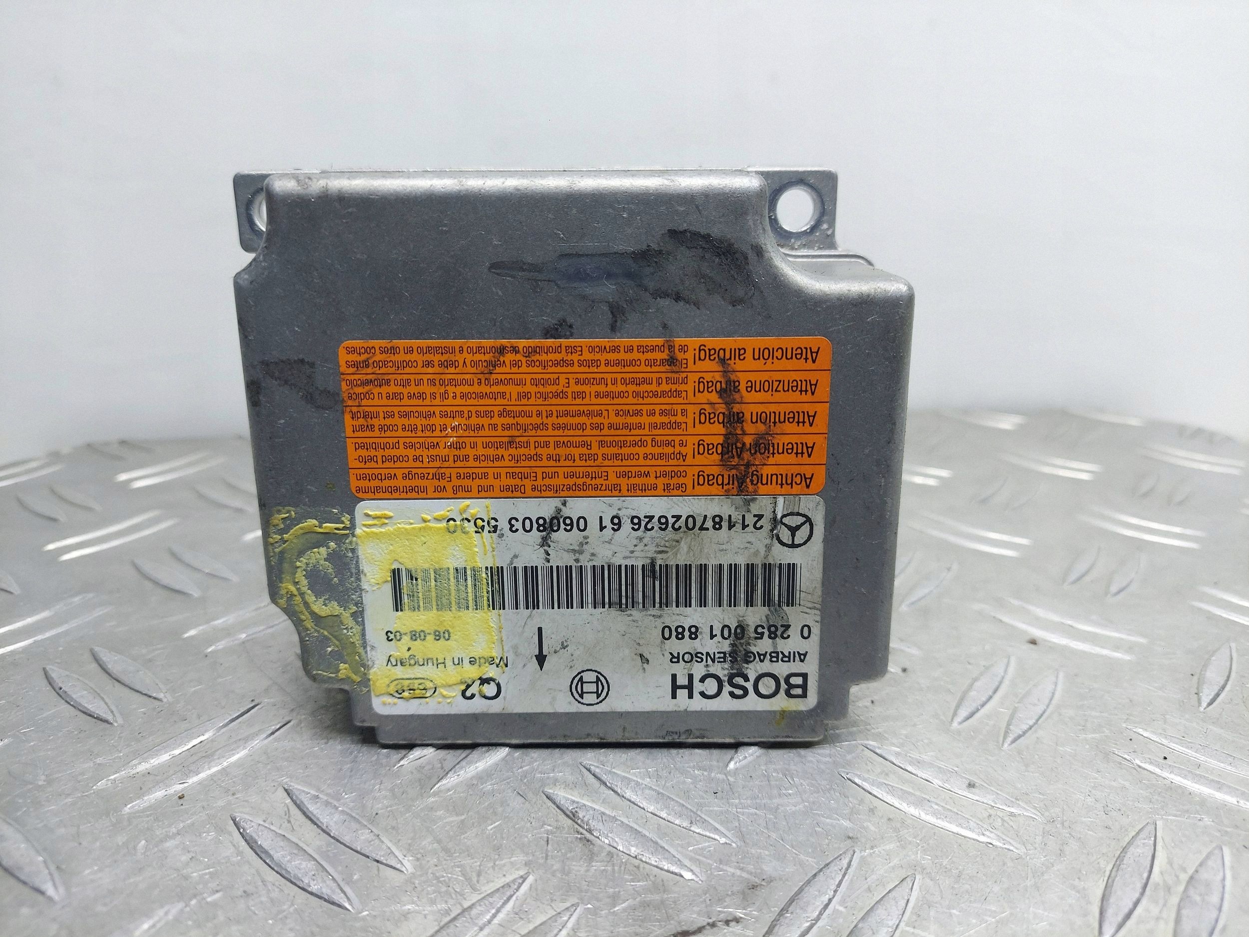 STEROWNIK MODUŁ AIRBAG MERCEDES W211 2118702626 0285001880