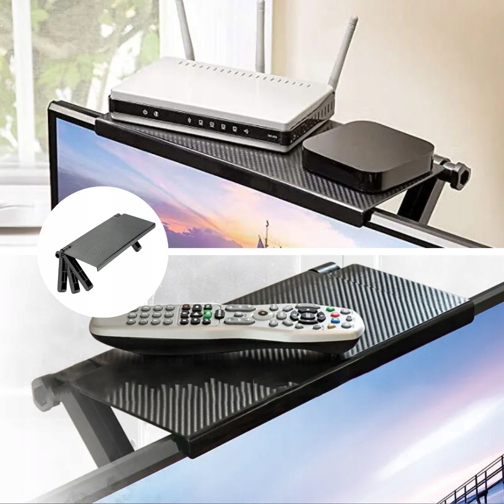 PÓŁKA NAKŁADANA NA MONITOR TV UCHWYT DEKODER DVB-T