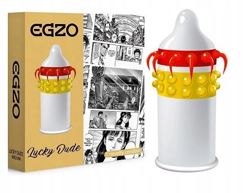 EGZO 4szt Stymulujące Kolce Wypustki 2X soft 2X medium