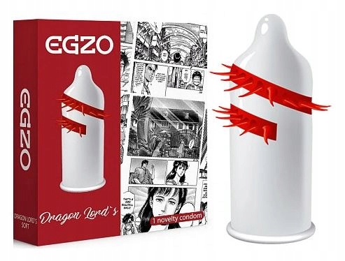 EGZO 6szt Stymulujące Kolce Wypustki 2X soft 4X medium