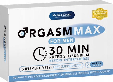 Orgasm Max For Men 2 Kaps. Na Potencję Erekcja Libido Potencja