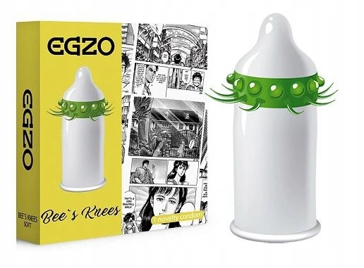 EGZO 4szt Stymulujące Kolce Wypustki 2X soft 2X medium