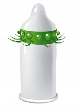 Egzo Bee's Knees Wypustki Prezerwatywa Stymulacja Potęgująca 1szt