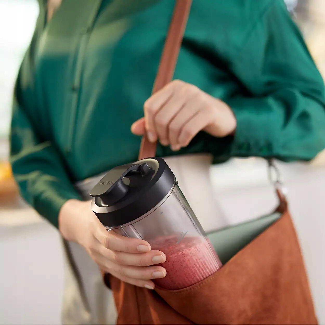 Blender kielichowy Philips HR2766 00 1000 W srebrny/szary