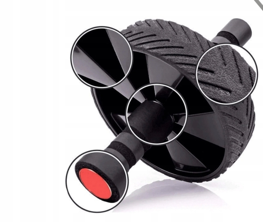 KÓŁKO DO ĆWICZEŃ MIĘŚNI BRZUCHA ROLLER WAŁEK